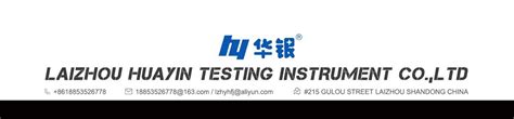 laizhou huayin testing tool